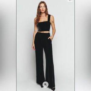 Reformation Petite Velvet Pant